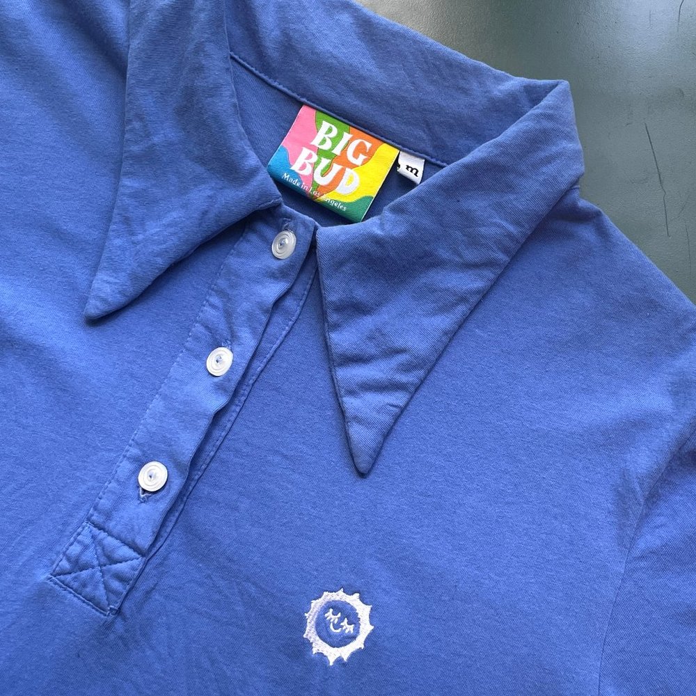 Big Bud Press Size M Blue Polo